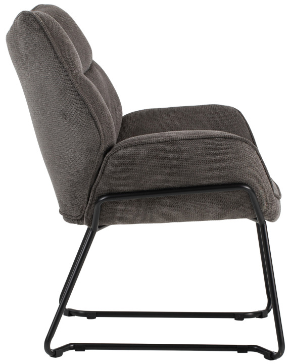 Sessel Aliano dark grey Grau
